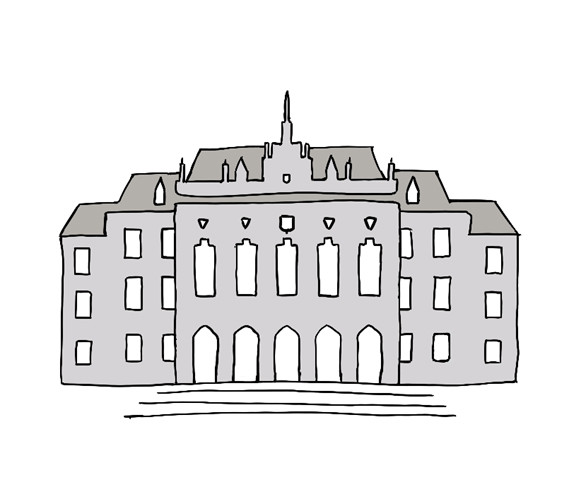 uproszczony rysunek Collegium Novum
